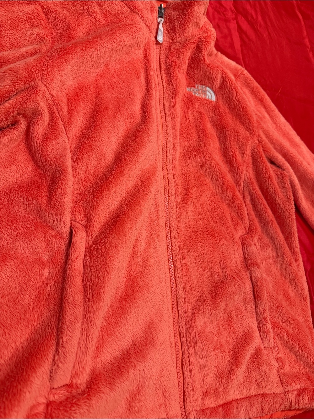 Authentic The North Face Osito Red Velour Jacket